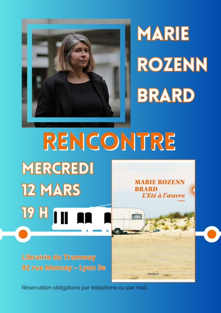 Affiche de la rencontre avec Marie Rozenn Brard