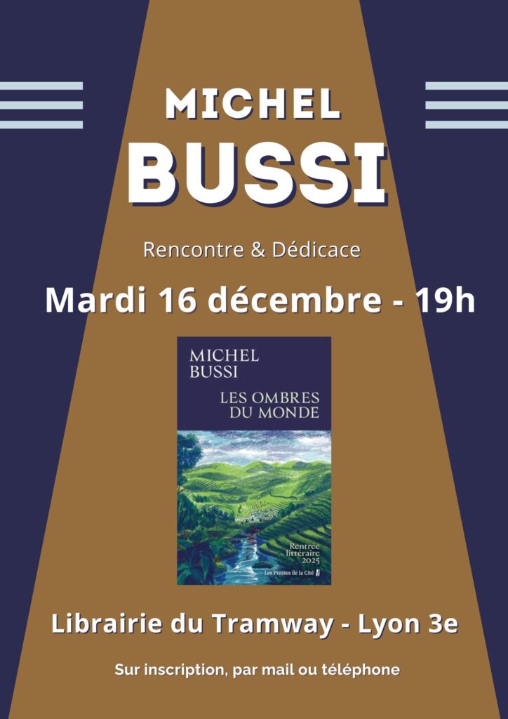 Affiche de la rencontre avec Michel Bussi