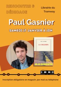 Affiche rencontre Paul Gasnier samedi 17 janvier 2026 à 10h