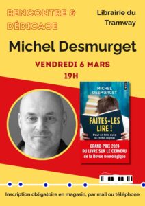 Affiche de la rencontre avec Michel Desmurget