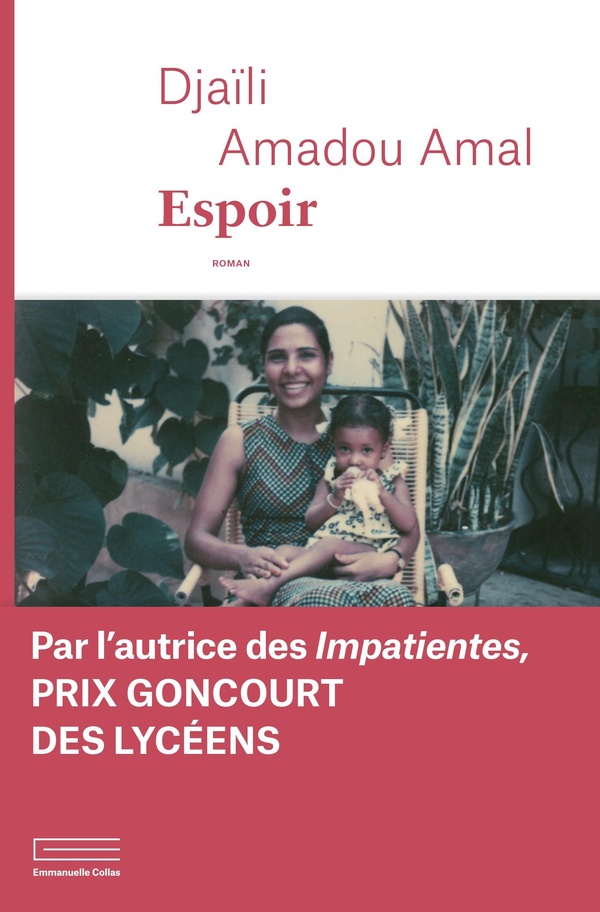 Photographie de la couverture du livre "Espoir" de Djaili Amadou Amal, puublié aux éditions Emmanuelle Collas